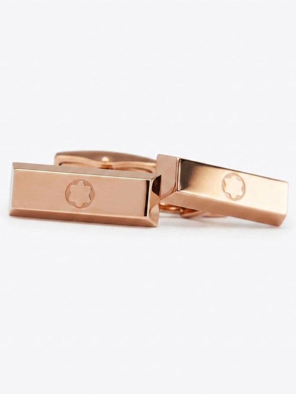 Montblanc Cufflinks Mens Jewelry Heritage Bar Stainless Steel Color PVD 109776